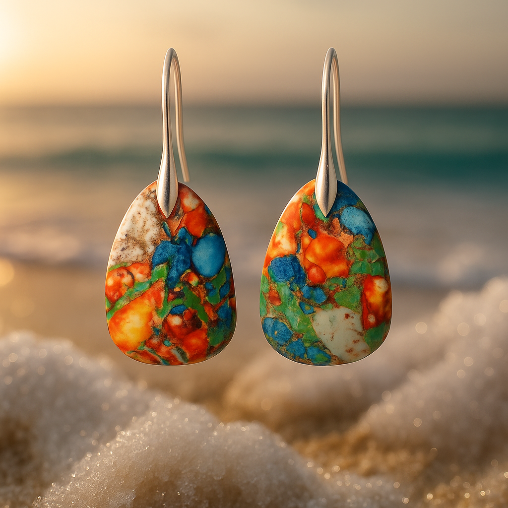 Aristea – Multicoloured Tropical Earrings