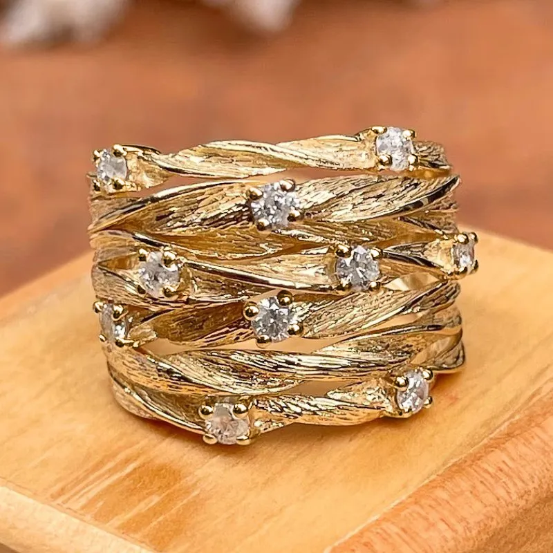 Timeless Vintage Gold Band