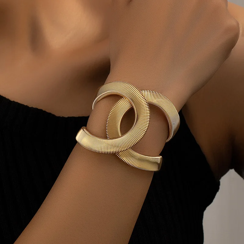 Radiance - Double Layered Gold Bracelet