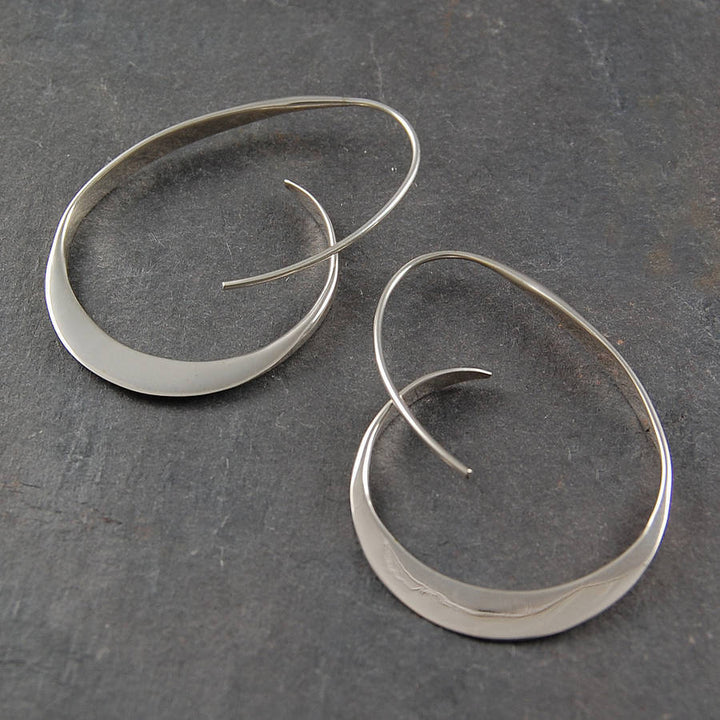 Twisted Elegance Hoop Earrings