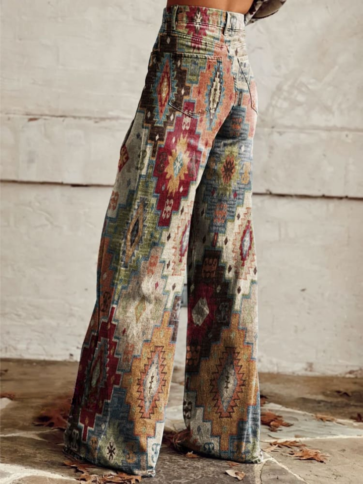 LÉA | Elegant and Modern Retro Chevron Pants