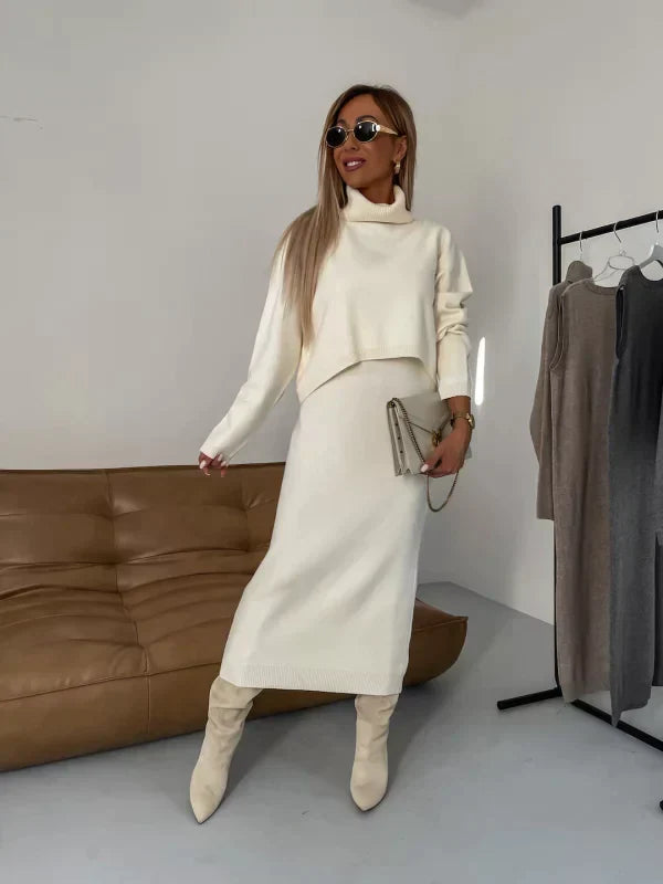 Julia™ - Dress with matching turtleneck