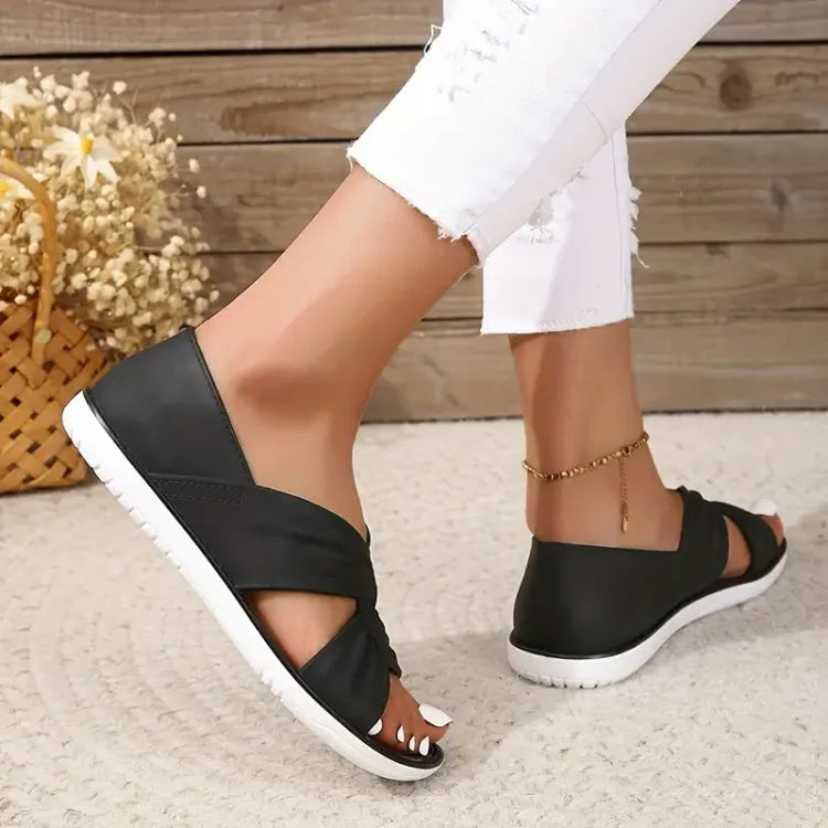 Ruby | Bow Tie Slip-On Sandal