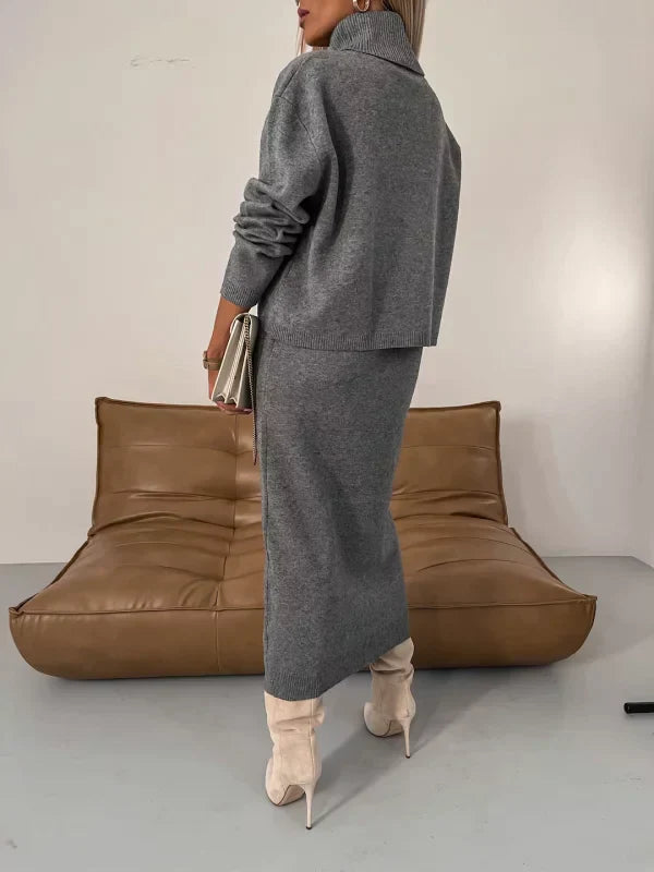 Julia™ - Dress with matching turtleneck