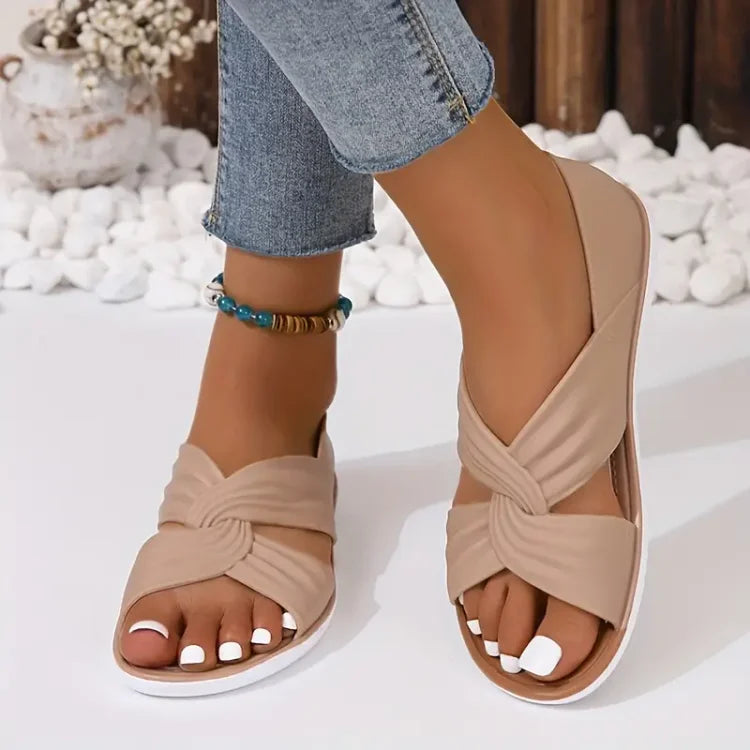 Ruby | Bow Tie Slip-On Sandal