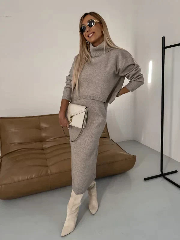Julia™ - Dress with matching turtleneck
