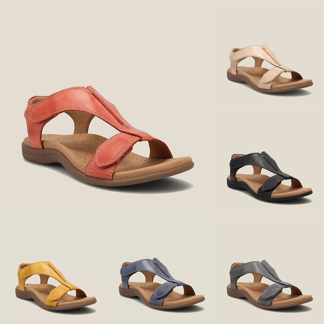 Alina - Casual Leather Orthopedic Sandals