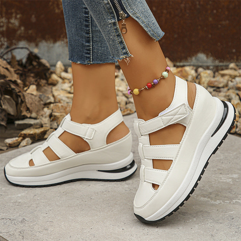 Ilona | Velcro Wedge Sandal