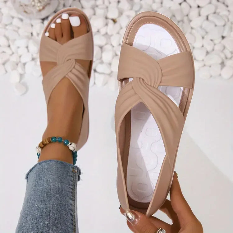 Ruby | Bow Tie Slip-On Sandal