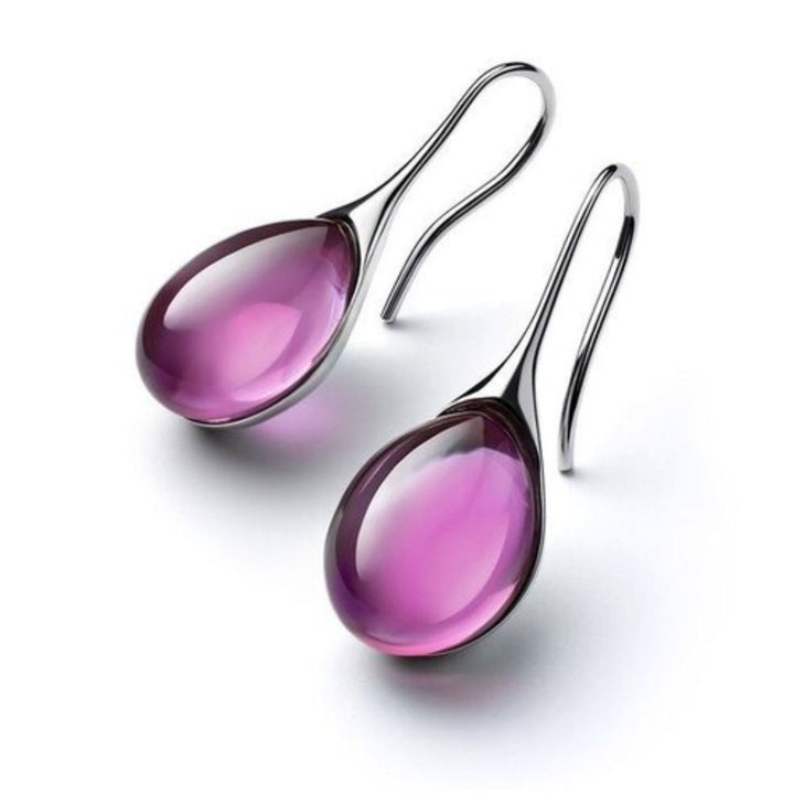 Beachy Sandstone Crystal Earrings