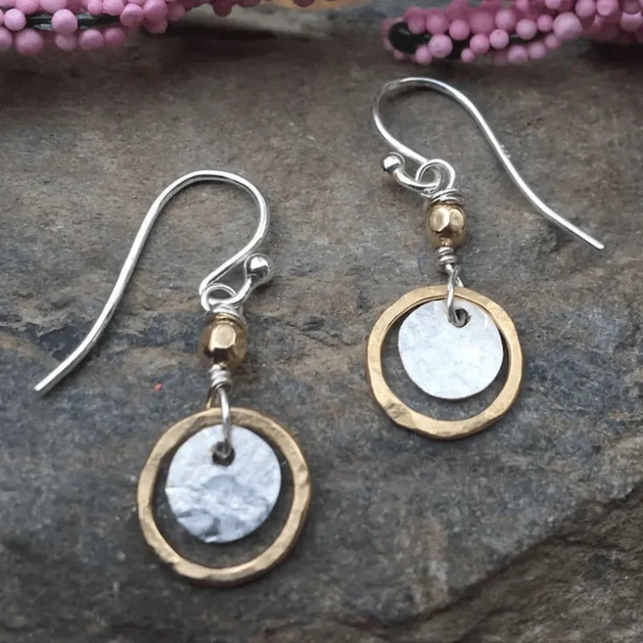 Sammy | Vintage Gold and Silver Earrings