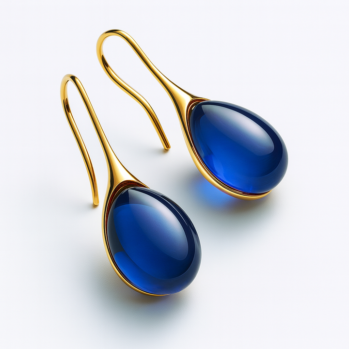 Beachy Sandstone Crystal Earrings