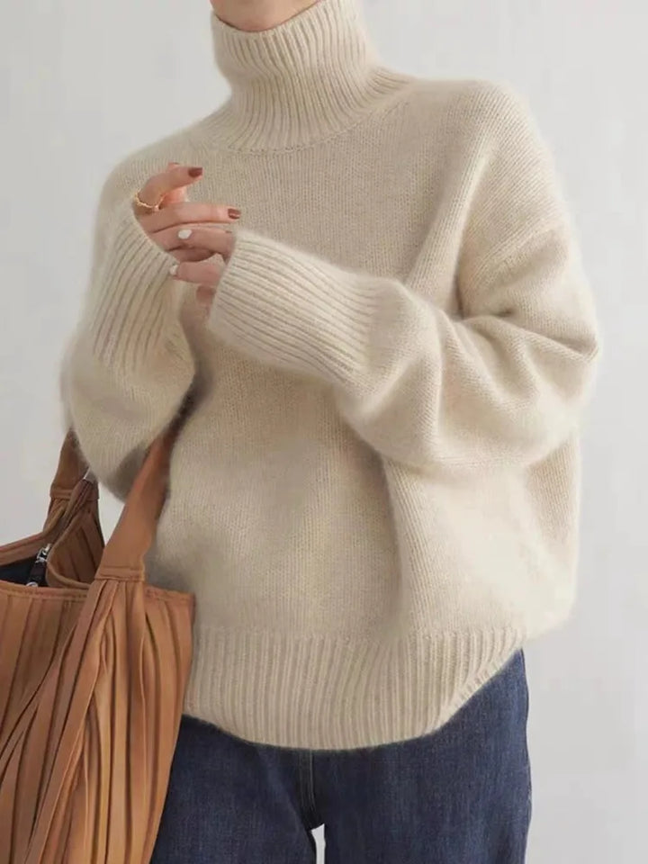 LENA - Premium Sweter z Golfem