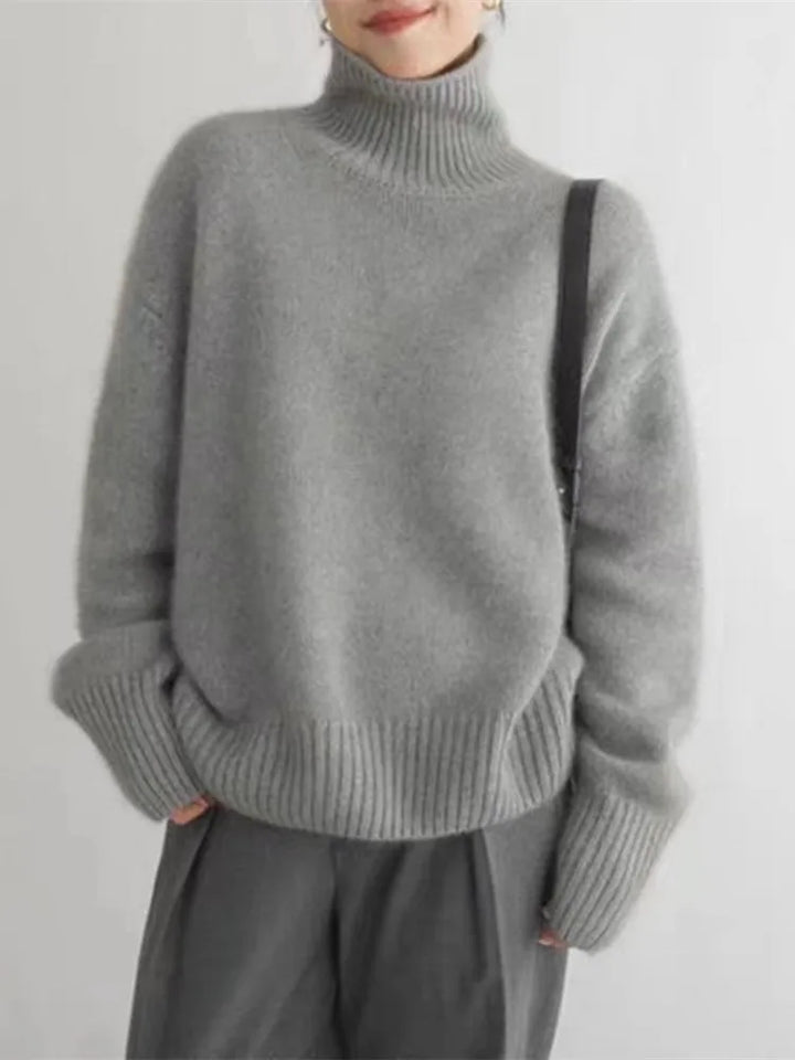 LENA - Premium Sweter z Golfem