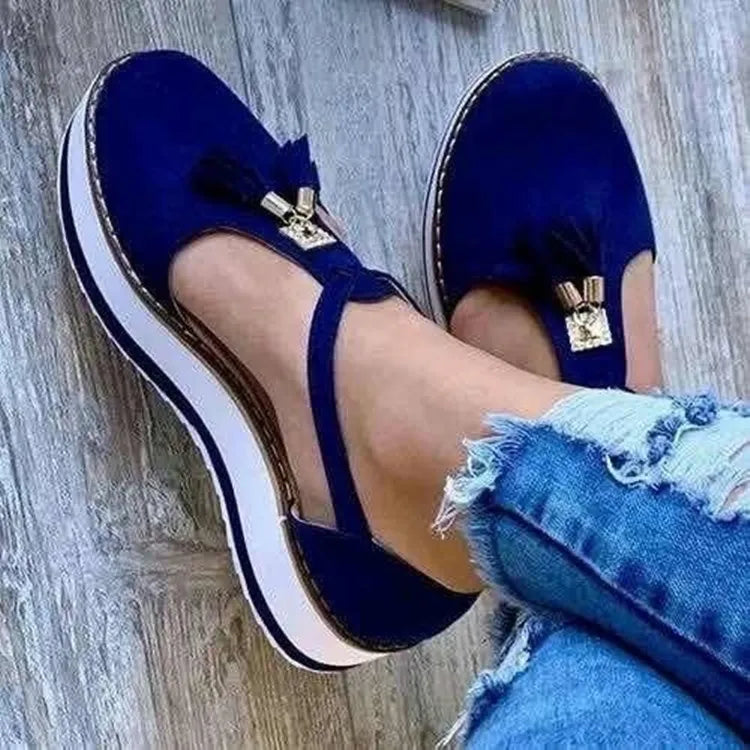 Zelda | Tassel Flat Shoes