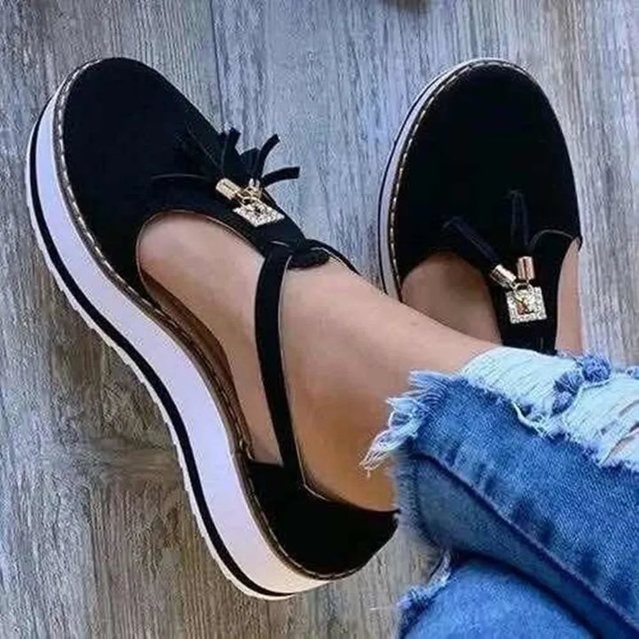 Zelda | Tassel Flat Shoes