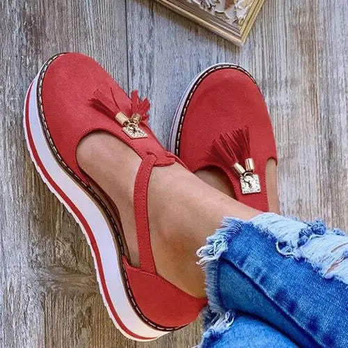Zelda | Tassel Flat Shoes