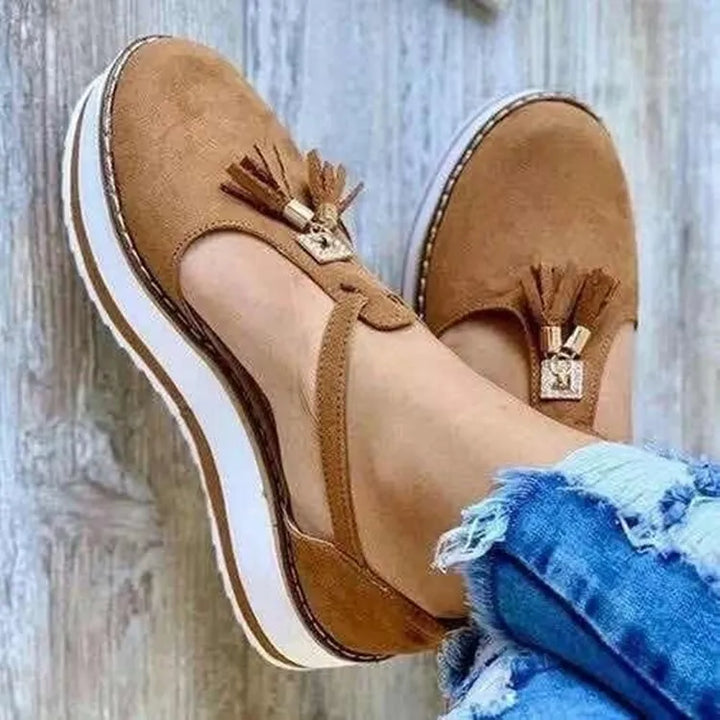 Zelda | Tassel Flat Shoes