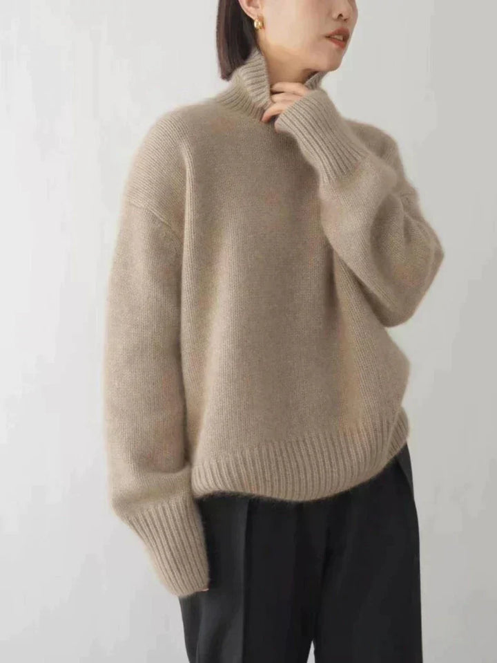 LENA - Premium Sweter z Golfem