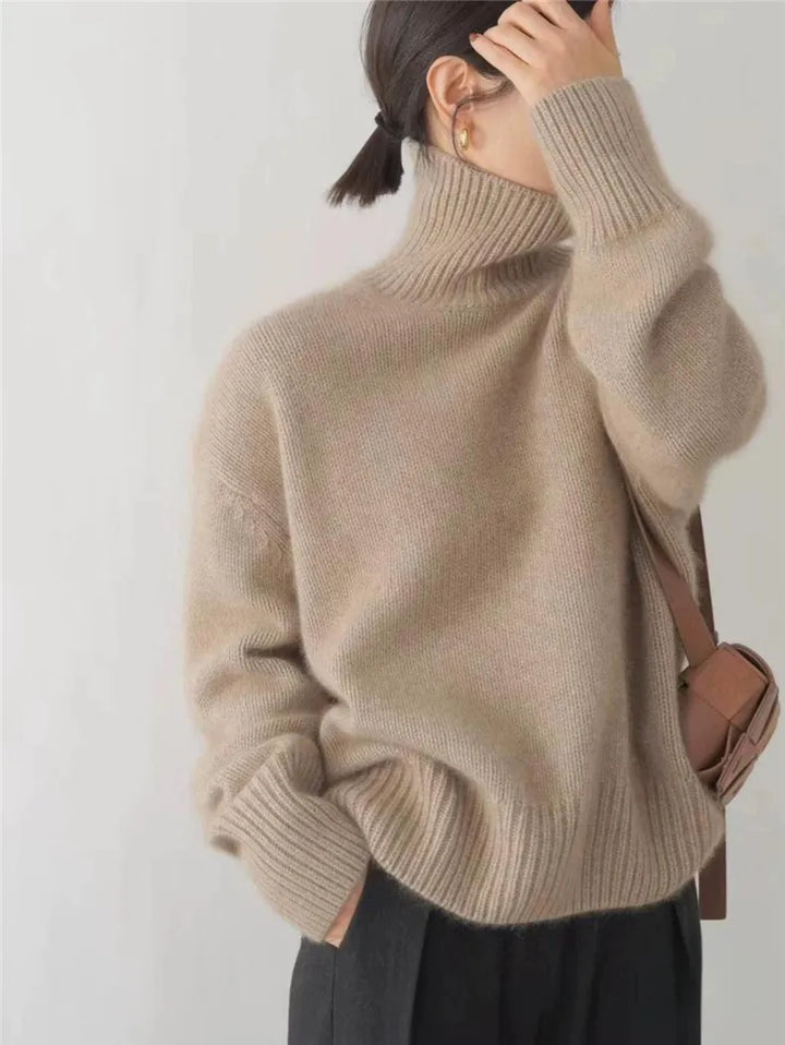 LENA - Premium Sweter z Golfem