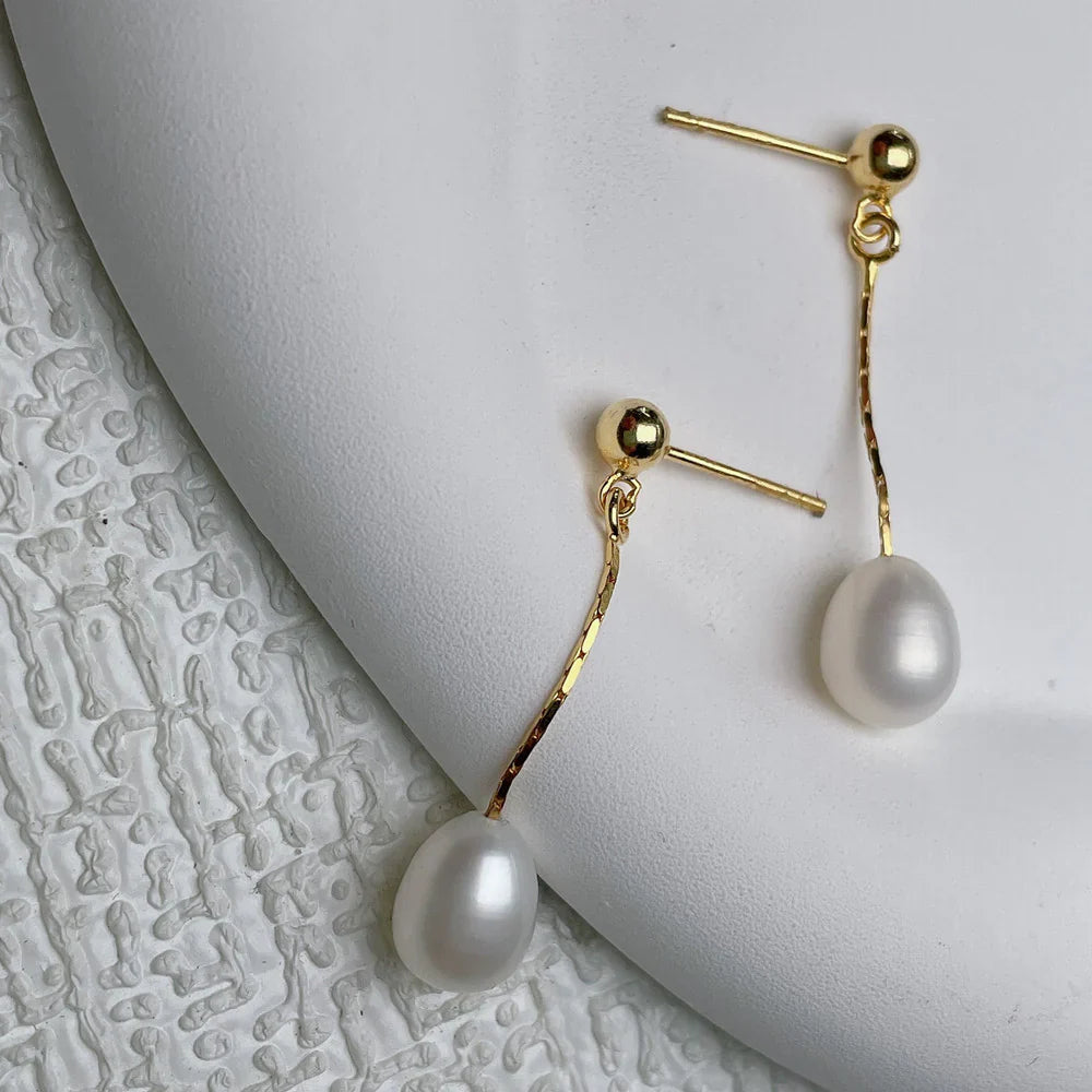 Élise | French Freshwater Pearl Earrings