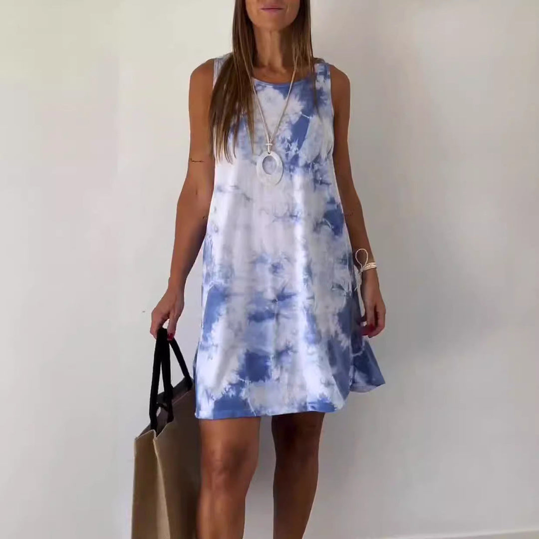 Josie - Gradient Tie Dye Mini Dress
