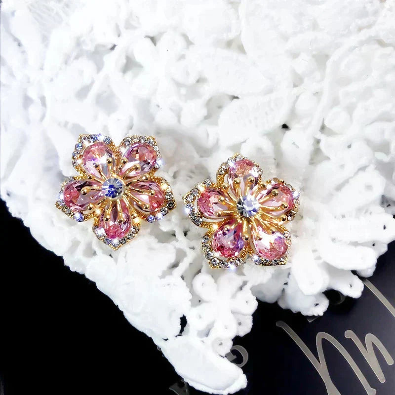 Maia | Multicolored Sterling Silver Earrings