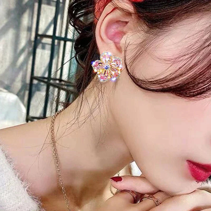Maia | Multicolored Sterling Silver Earrings