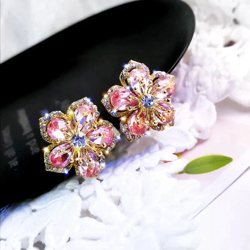 Maia | Multicolored Sterling Silver Earrings