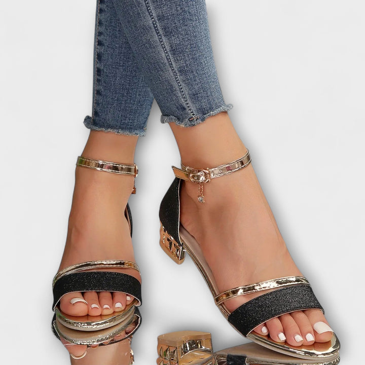 Arielle™ Elegant Block Heel Sandals