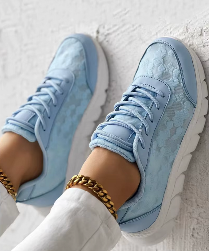 Elorene |  BlossomStep Lace Sneakers