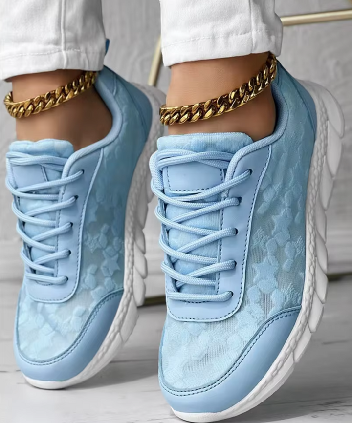 Elorene |  BlossomStep Lace Sneakers