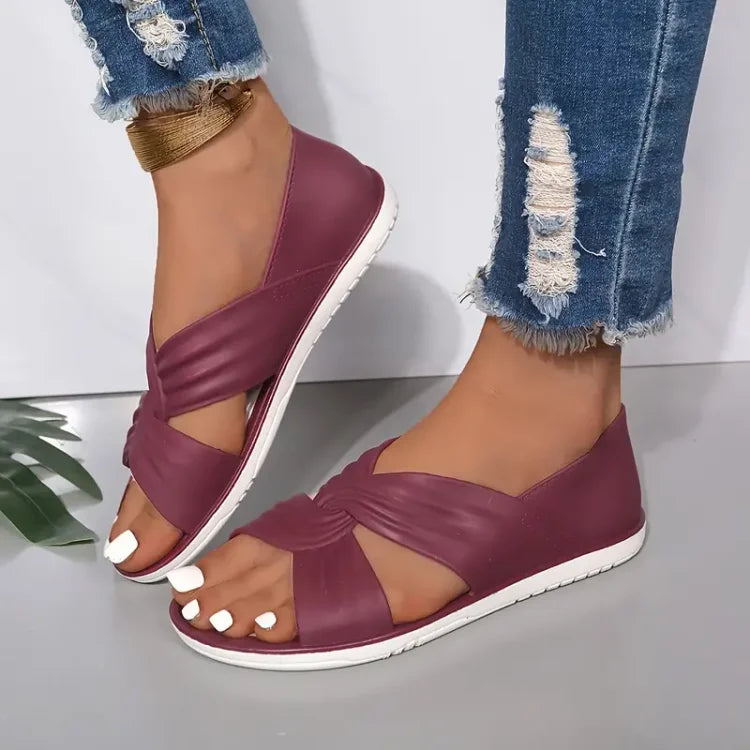 Ruby | Bow Tie Slip-On Sandal