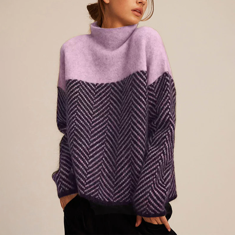 Adelie - Sweter z golfem