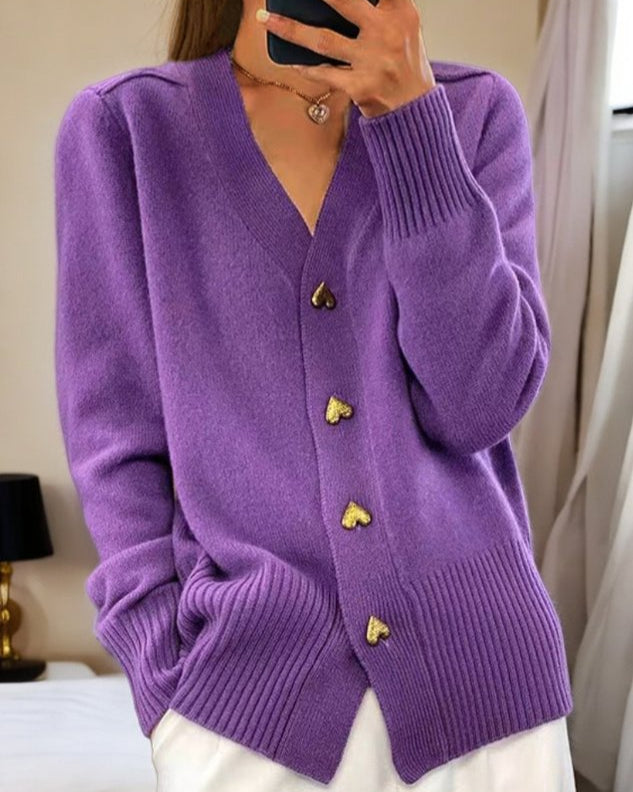 Alina - Słodki Sweter Kardigan