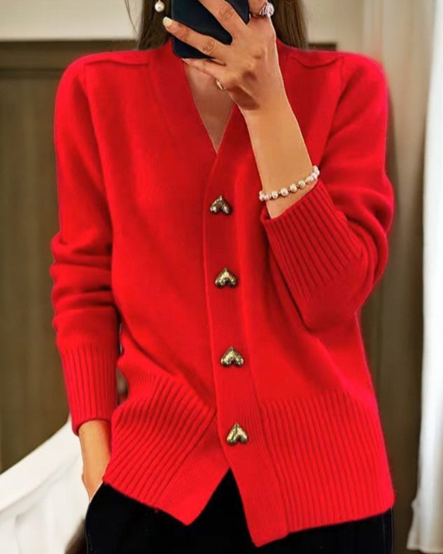 Alina - Słodki Sweter Kardigan
