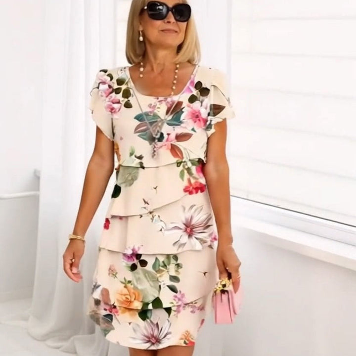 Lyra - Graceful Floral Elegant Dress